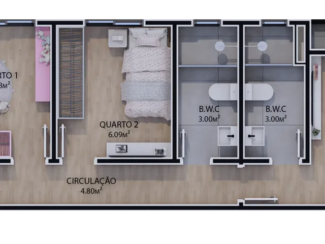 Imagem 3: APARTAMENTO RESIDENCIAL em Curitiba - PR, Boqueirão
