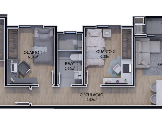 Imagem 6: APARTAMENTO RESIDENCIAL em Curitiba - PR, Boqueirão