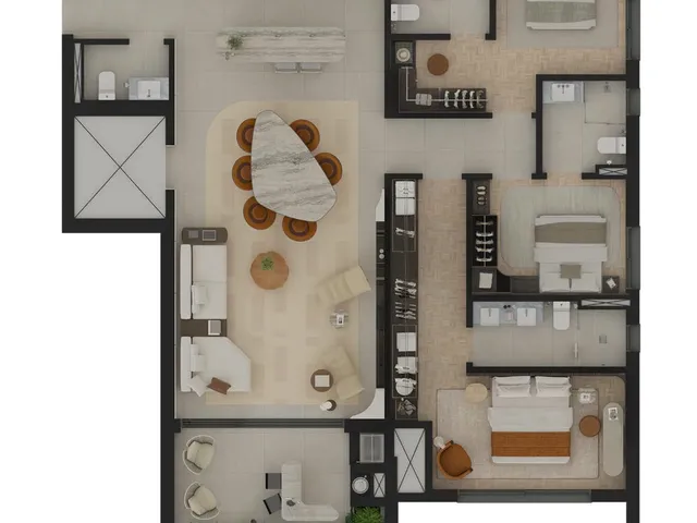 Imagem 8: APARTAMENTO RESIDENCIAL em Curitiba - PR, Campina do Siqueira