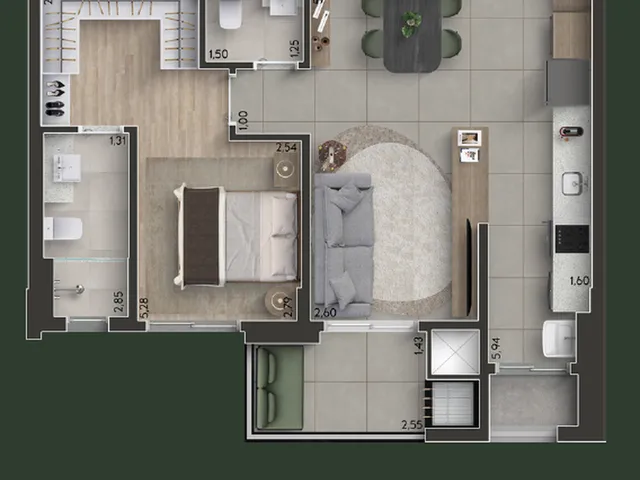 Imagem 3: Hytte Apartamento com 3 dormitórios