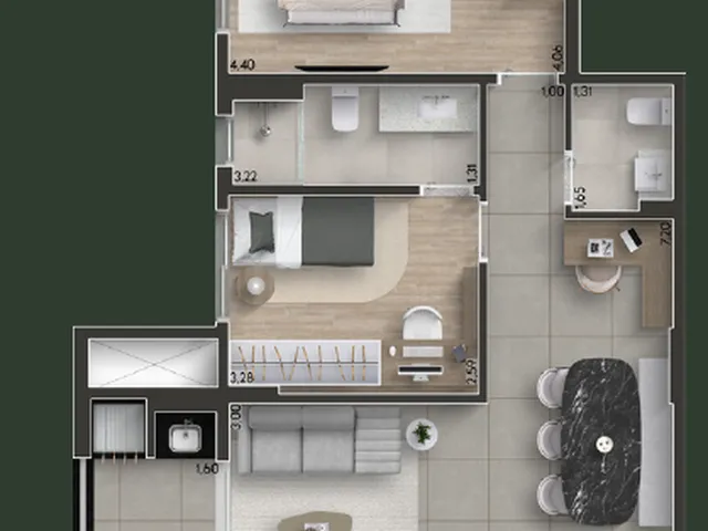 Imagem 5: Hytte Apartamento com 3 dormitórios