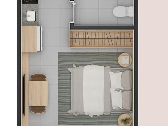 Imagem 3: Natune Apartamento com 1 dormitório