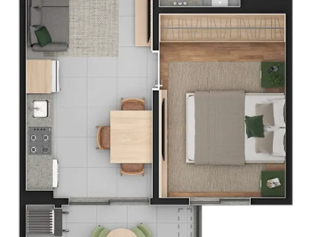 Imagem 5: Natune Apartamento com 1 dormitório