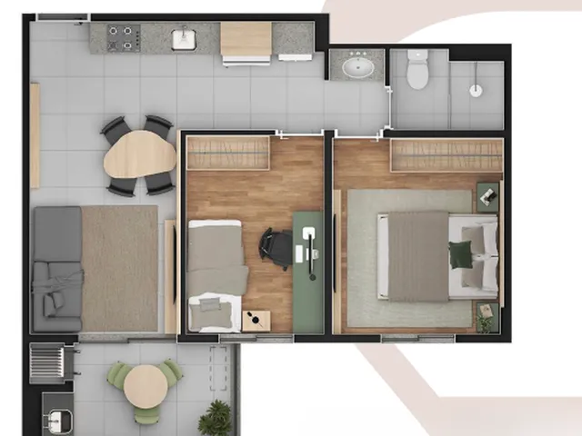 Imagem 8: Natune Apartamento com 1 dormitório