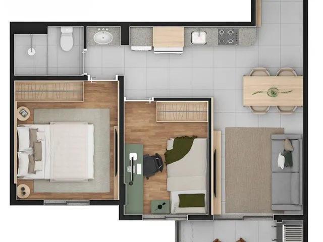 Imagem 9: Natune Apartamento com 1 dormitório