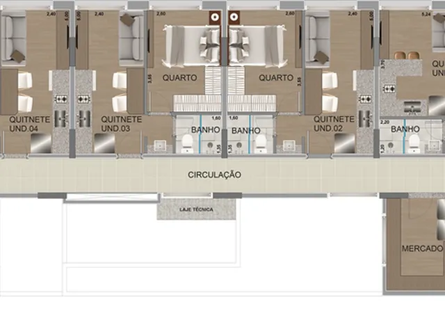 Imagem 4: Apartamento À Venda no Bairro Portão - Curitiba/Pr
