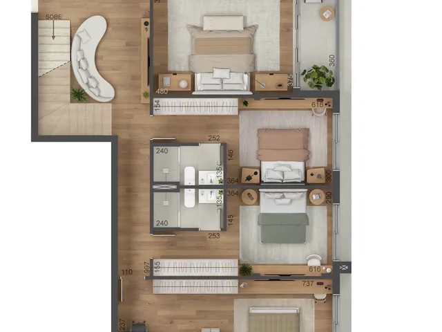 Imagem 16: COBERTURA RESIDENCIAL em Curitiba - PR, Cabral