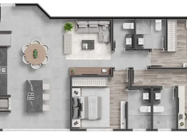 Imagem 4: Infinity View Apartamento com 3 dormitórios