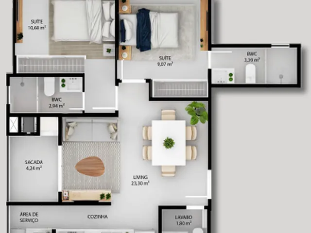 Imagem 2: APARTAMENTO RESIDENCIAL em Balneário Camboriú - SC, Nações