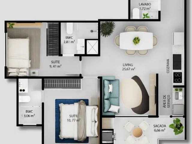 Imagem 5: APARTAMENTO RESIDENCIAL em Balneário Camboriú - SC, Nações
