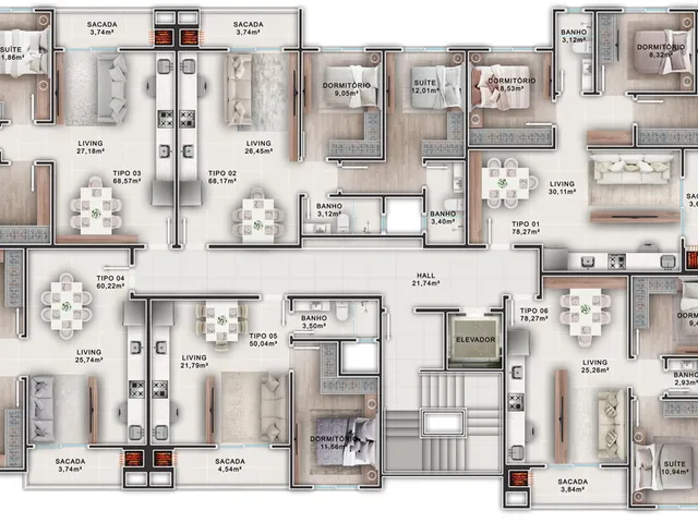 Imagem 12: Otelo Residence - Fase 2 - Otelo Residence - Fase 2