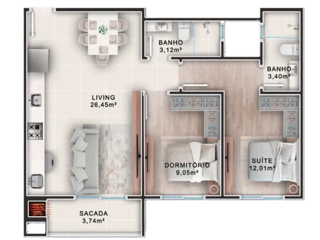 Imagem 11: Otelo Residence - Fase 2 - Otelo Residence - Fase 2