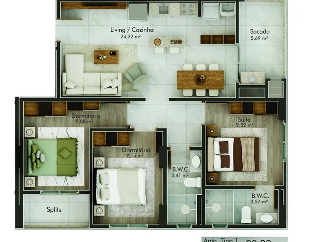 Imagem 5: Apartamento Residencial em Barra Velha - Sc, Barra Velha