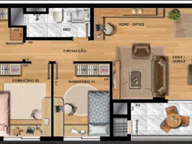 Imagem 3: Orfeu Apartamento com 3 dormitórios