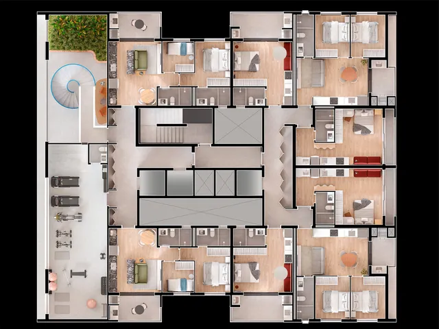 Imagem 8: COBERTURA RESIDENCIAL em Curitiba - PR, Boa Vista