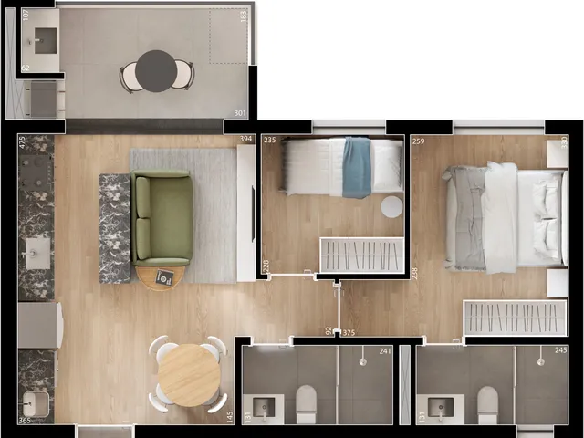 Imagem 16: COBERTURA RESIDENCIAL em Curitiba - PR, Boa Vista