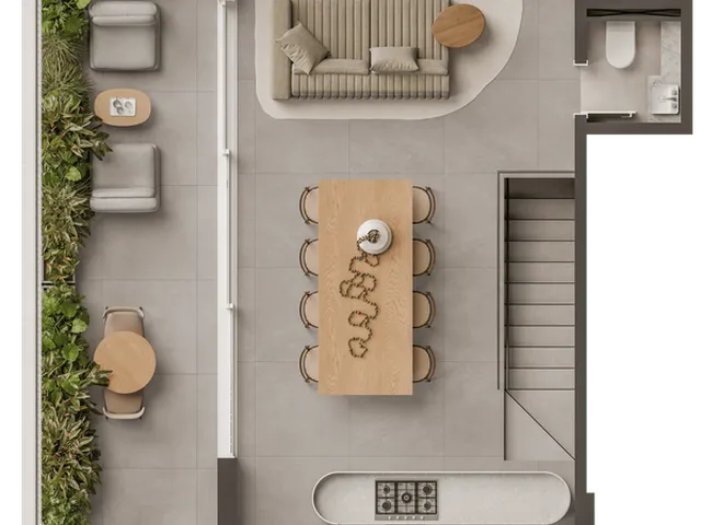 Imagem 6: Apartamento à venda em Curitiba-PR, Bigorrilho: 2 quartos, 2 suítes, 3 banheiros, 1