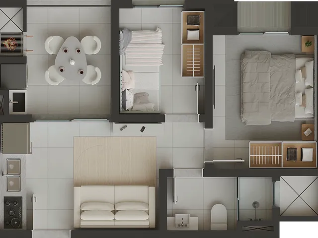 Imagem 6: APARTAMENTO RESIDENCIAL em São José dos Pinhais - PR, Cidade Jardim