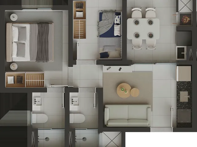 Imagem 8: APARTAMENTO RESIDENCIAL em São José dos Pinhais - PR, Cidade Jardim