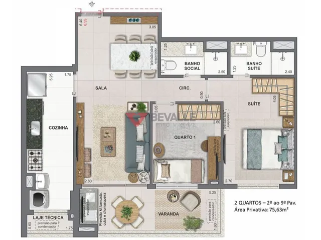 Imagem 2: Cobertura Horizontal de 191.94m² em Botafogo - RJ com 3 suítes - Venda por R$3,2Mi e