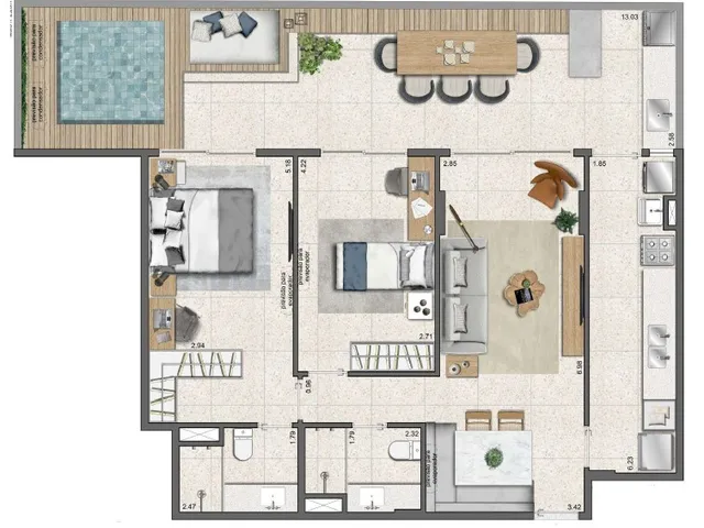 Imagem 8: Apartamento em Gávea Rio de Janeiro RJ