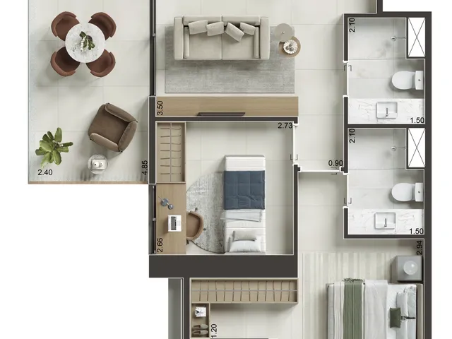 Imagem 12: Apartamento em Laranjeiras Rio de Janeiro RJ