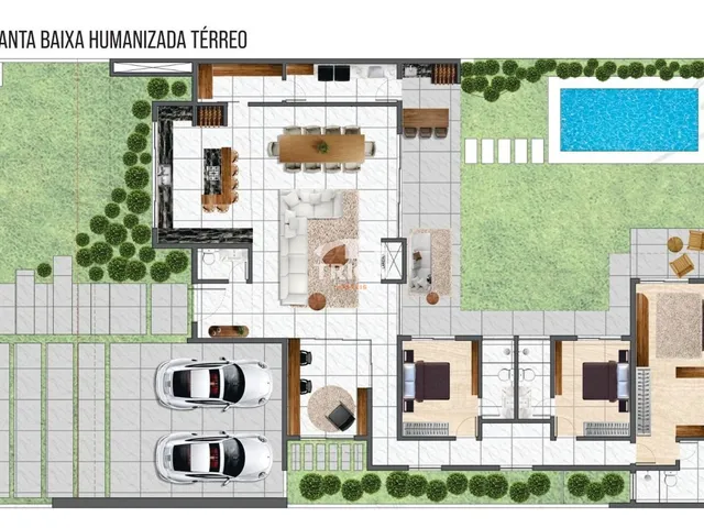 Imagem 3: Casa de Alto Padrão com 3 Suítes À Venda no Loteamento Altos da Figueira - Lajea