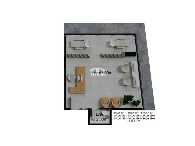 Imagem 3: Salas Comerciais a Venda no Bairro Americano - Diamond Infinity Towers - Lajeado