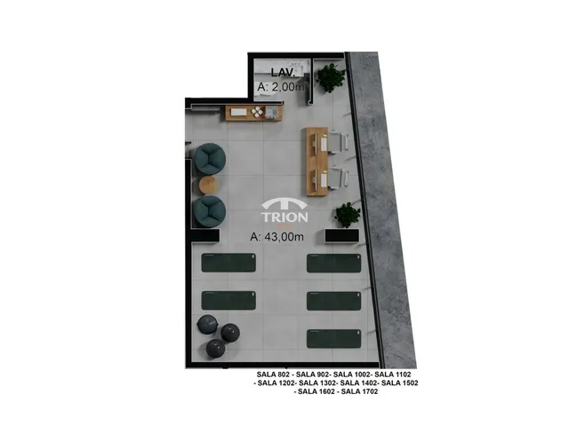 Imagem 7: Salas Comerciais a Venda no Bairro Americano - Diamond Infinity Towers - Lajeado