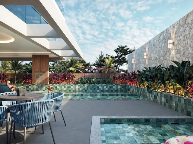 Imagem 12: Empreendimento moderno com apartamentos tipo Garden na quadra do mar em Itaparica!