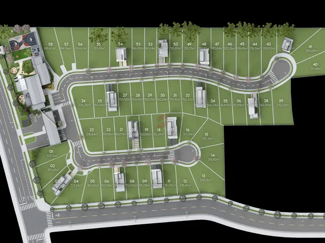 Imagem 5: TERRENO à venda com 317.88m² por R$ 768.796,75 no bairro Santa Cândida - CURITIBA / PR