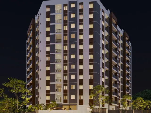 Imagem 2: Apartamento à venda no Centro de Pinhais-PR: 2 quartos, 1 suíte, 2 banheiros, 38,88 m²