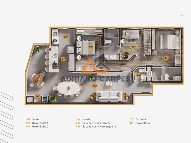 Imagem 5: 0 Apartamento com 3 dormitórios