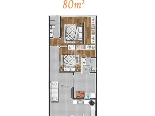 Imagem 14: Apartamento, Bairro Coqueiral , Próximo a Faculdades, Sacada com Churrasqueira
