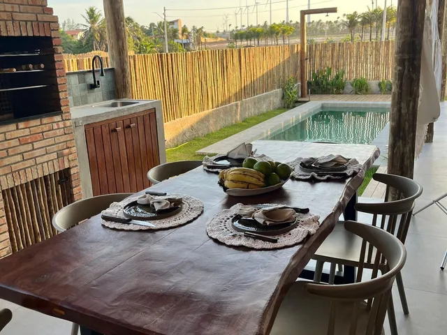 Imagem 3: Casa na Taiba, porteira fechada em condominio, 3 suites, piscina e 114m²