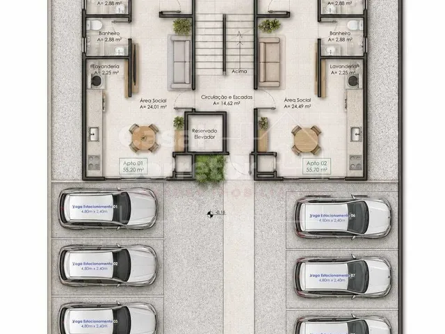 Imagem 10: Apartamento de 2 Quartos