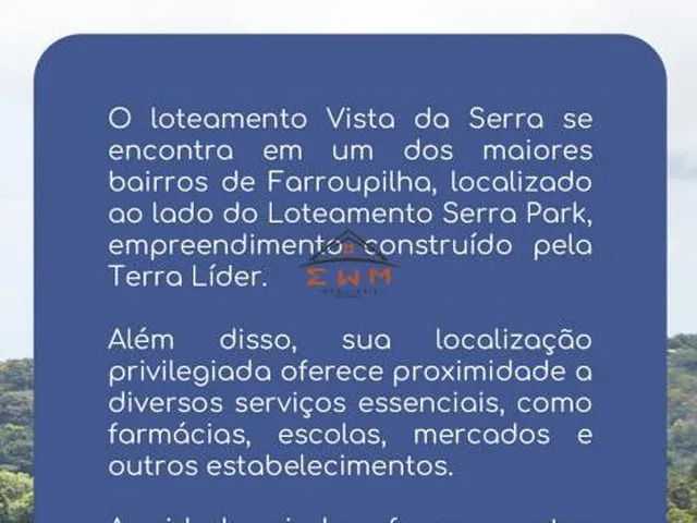 Imagem 2: Loteamento Vista da Serra no Bairro 1º de Maio em Farroupilha/Rs