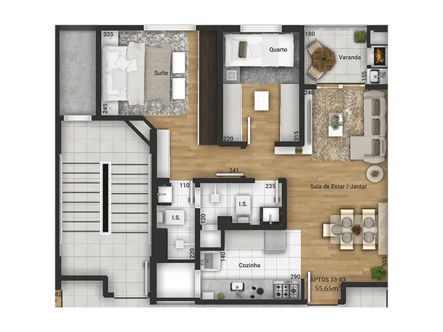 Imagem 8: Apartamento Garden para Venda em Curitiba / Pr no Bairro Tingui
