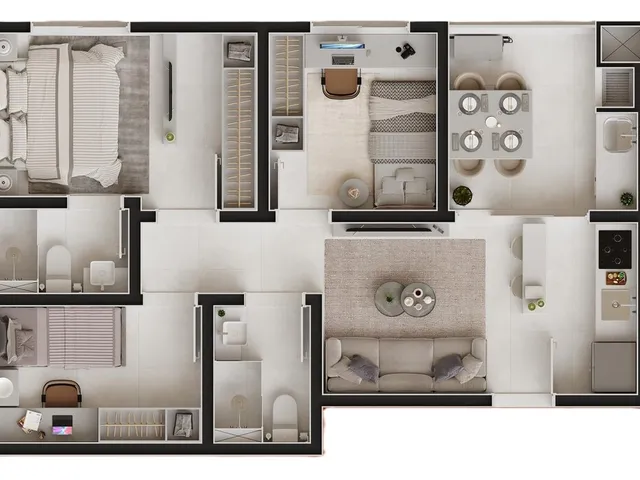 Imagem 11: Apartamento para Venda em Curitiba / PR no bairro Hauer
