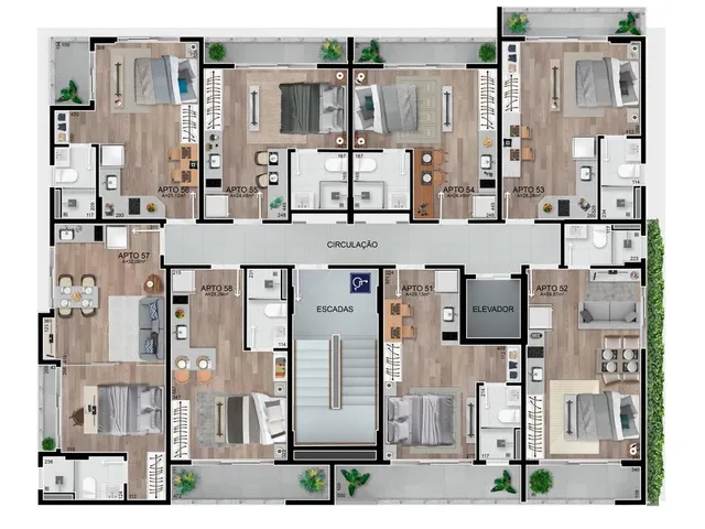 Imagem 9: Studio para Venda em Curitiba / Pr no Bairro Mercês
