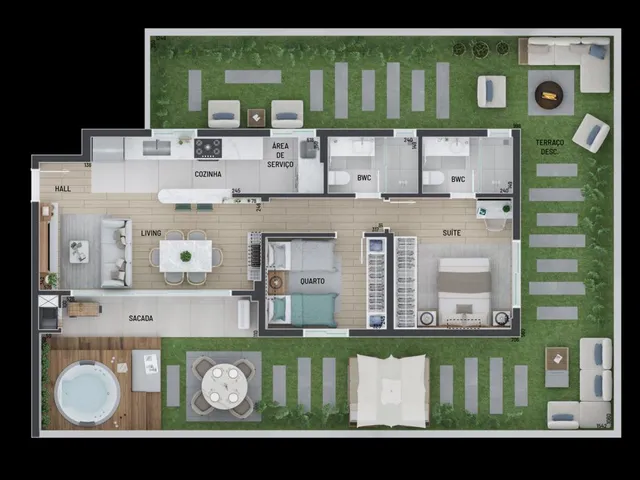 Imagem 6: Apartamento para Venda em Curitiba / Pr no Bairro Portão