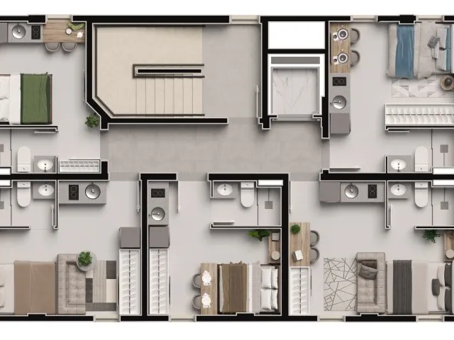 Imagem 7: Studio para Venda em Curitiba / Pr no Bairro Guabirotuba