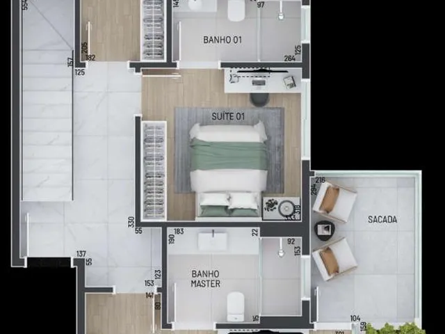 Imagem 8: Apartamento Garden para Venda em Curitiba / Pr no Bairro Água Verde