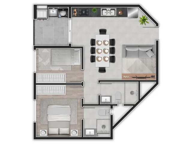 Imagem 9: Apartamento para Venda em Curitiba / PR no bairro Bom Retiro