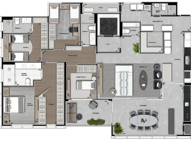Imagem 6: Apartamento para Venda em Curitiba / PR no bairro Ecoville