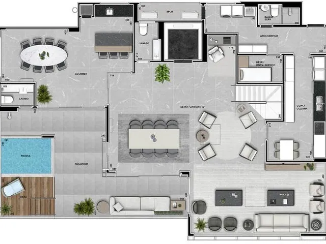 Imagem 5: Apartamento para Venda em Curitiba / PR no bairro Ecoville