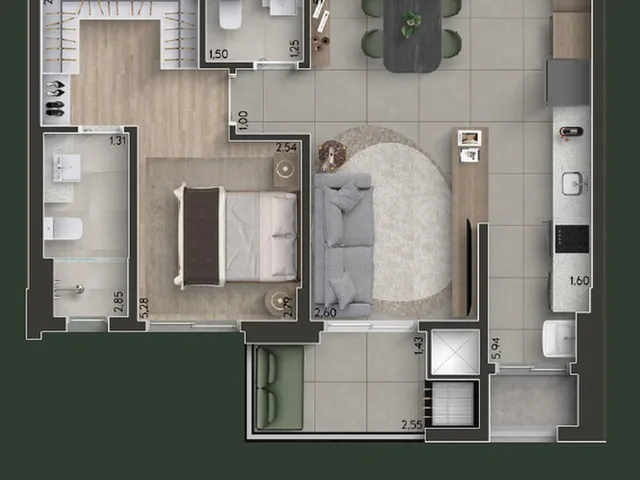Imagem 7: Apartamento para Venda em Curitiba / PR no bairro Campina do Siqueira