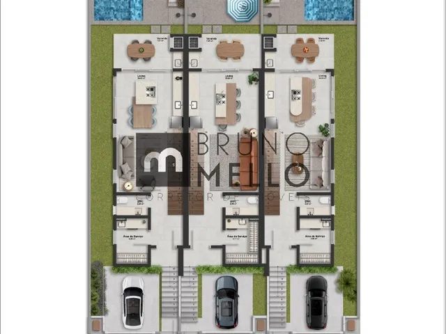 Imagem 14: Casa com 2 Suítes, Escritório e Hobby Box no Campeche - Gaia Campeche Residence