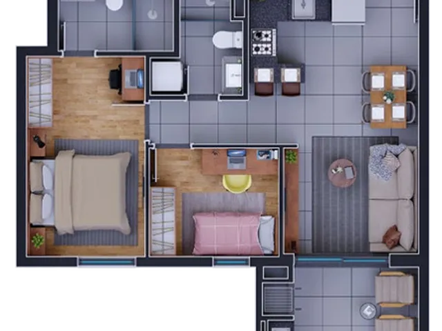 Imagem 7: Apartamento Garden para Venda em Curitiba / Pr no Bairro Bacacheri
