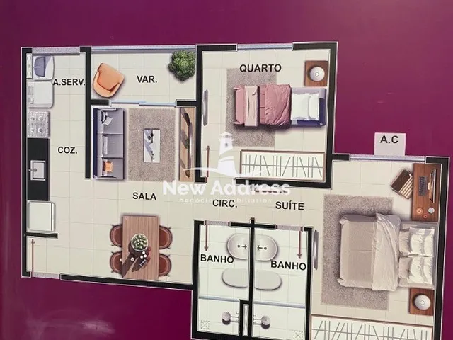 Imagem 13: Apartamento 2 Quartos à venda em Residencial Clube em Planalto de Carapina - Serra